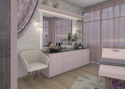 Návrh interiéru komerčných priestorov pre kozmetický salón - pracovná časť